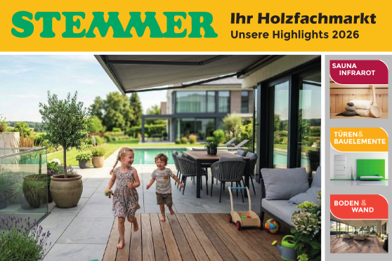 Titelblatt Katalog von Holz Stemmer für 2026